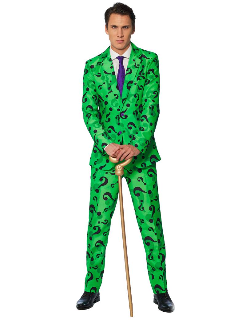 Mr. Riddler-Kostüm Suitmeister grün-schwarz von OPPO MERCHANDISE GROUP