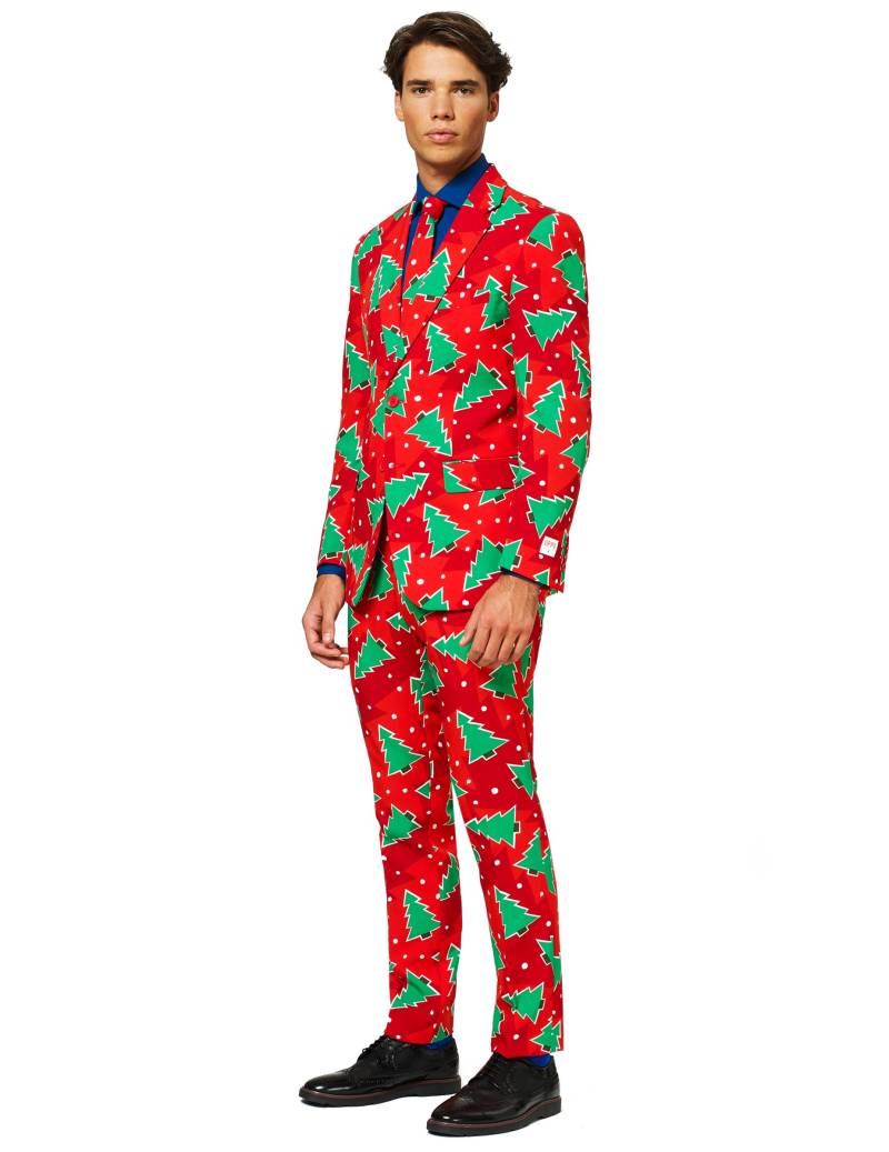 Mr. Weihnachtsbaum-Anzug für Herren Opposuits Weihnachtskostüm rot-grün von OPPO MERCHANDISE GROUP