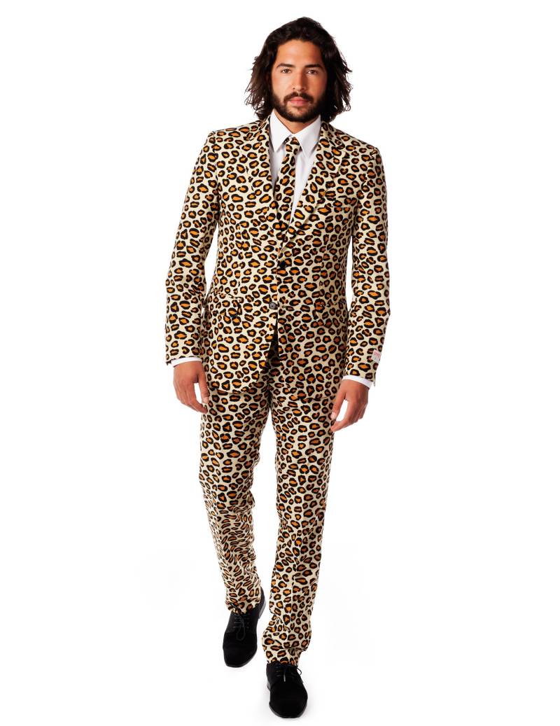 Opposuits Herrenanzug Jaguar braun-schwarz von OPPO MERCHANDISE GROUP