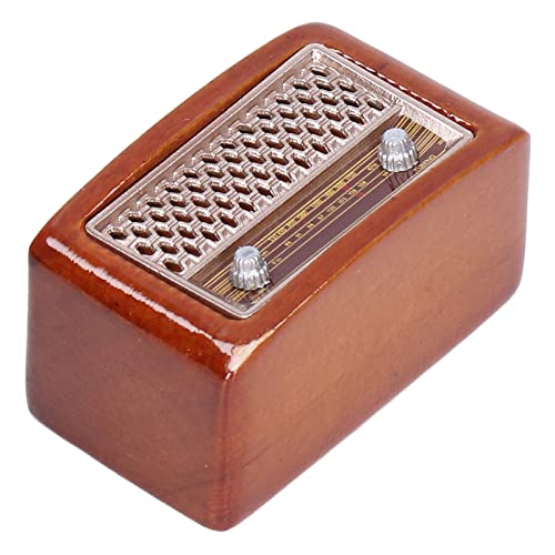 OPPWONG Dollhouse Radio, Dollhouse Miniatur Radio 1:12 Simulation Möbel Mini Retro Möbel, 1:12 Mini Puppenhaus Dekoration OPPWONG Dollhouse Radio, Dollhouse Miniatur Radio 1:12 Simulation Möbel Mini Retro Möbel, 1:12 Mini Puppenhaus Dekoration von OPPWONG