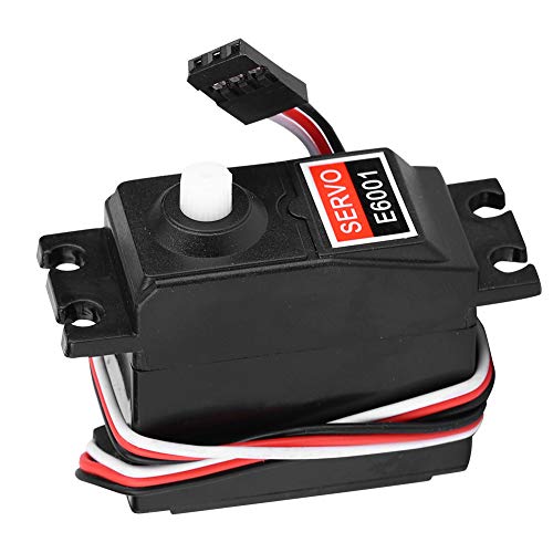 OPPWONG Servomotor, Servo mit Hohem Drehmoment, Mikroservo, Wasserdicht, RC-Servo mit Hohem Drehmoment, 6 Kg Servo E6001, Digitales Servo, Kunststoffgetriebe, Analoges Servo für HSP von OPPWONG