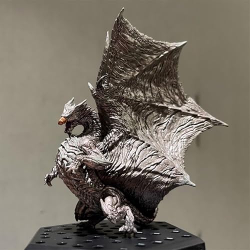 10 cm Monster Hunter Steel Dragon Figure PVC Statue Games Action Figures Model Collection Doll Decoration Gift von OPQRSTUVW