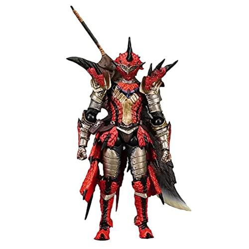 15 cm Monsterjäger Rathalos Zinogre Figur PVC-Statue Anime-Figuren Actionfigur Modellsammlung Puppe Dekoration Spielzeug Geschenk (Farbe: Rot) von OPQRSTUVW