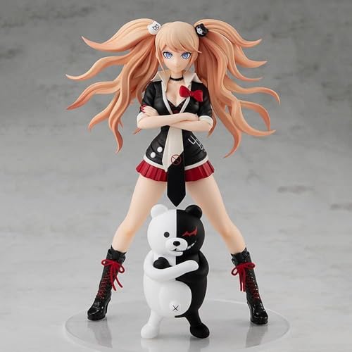 17 cm Anime OPQRSTUVWSchwarz-Weiß-Bär Junko Enoshima Figur Anime Cartoon Sammlerstücke Spielzeugpuppe Dekoration Geschenk PVC-Figur Geschenk von OPQRSTUVW