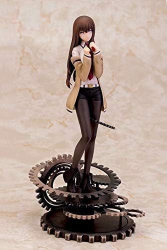 Anime-Girl-Figur, 26 cm, beliebte limitierte Auflage, Steins Gate Makise Kurisu Laborator-Mitglied, japanische Anime-Actionfigur, schöne Mädchen-Figur, Sammlung, Modellpuppe, Spielzeug, Ornament Sta von OPQRSTUVW