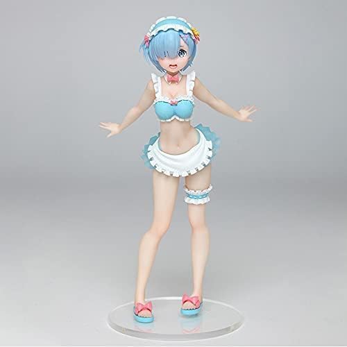 Anime-Mädchen-Figur, limitierte Auflage, japanisches Anime-Re:Life in A Different World from Zero EXQ REM, Badeanzug, stehend, schöne PVC-Actionfiguren, Modell, Erwachsene, Spielzeug, Ornament, von OPQRSTUVW