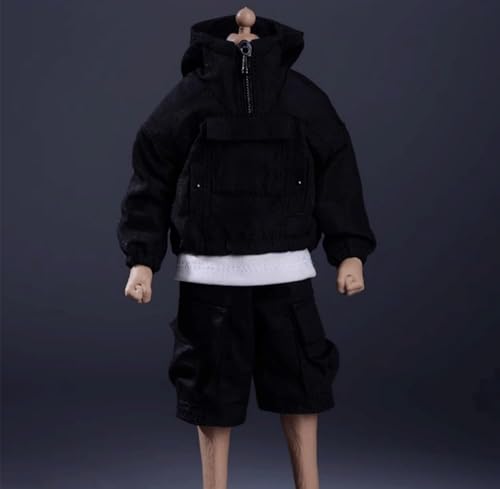 OPQRSTUVW 1/12 Scale Male Soldier Model Figure Doll Jacket Short Sleeved T-Shirt Cargo Shorts Clothes for 6 Inch Action Figure Doll Clothes von OPQRSTUVW