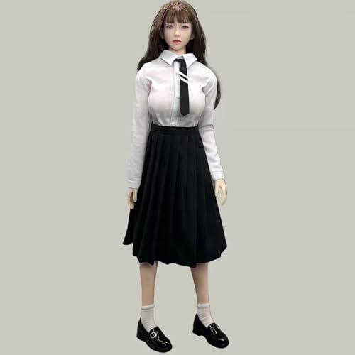 OPQRSTUVW 1/6 Scale Female Figure Doll Clothes, JK Suit School Girl Suit Uniform Costume for 30.5 cm Female Action Body Figure TBLeague (Blue) von OPQRSTUVW