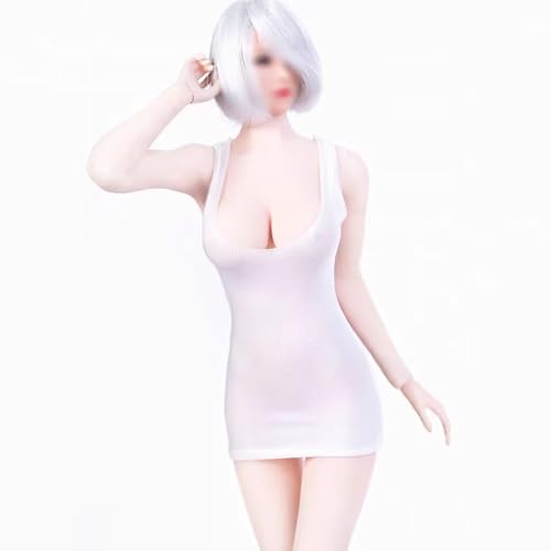 OPQRSTUVW 1/6 Scale Female Figure Doll Clothes, Tight Dress, Outfit Costume for 30.5 cm Female Action Figure Body Phicen/TBLeague (Pink) von OPQRSTUVW