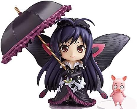 OPQRSTUVW 10 cm Anime Figur Accel World Kuroyuki Hime Black Schwalbenschwanz Figur Q Version Spielzeug PVC Figur Puppe Modell Anime Charakter Figur Geschenk von OPQRSTUVW