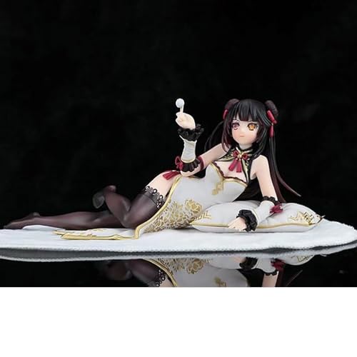 OPQRSTUVW 10 cm Date A Live: Tokisaki Kurumi Actionfigur PVC Spielzeug Charakter Modell Dekoration Statue Geschenke Sammlerstücke (Farbe: Weiß) von OPQRSTUVW