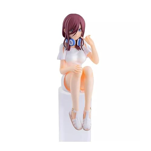 OPQRSTUVW 13 cm The Quintessential Quintuplets Nakano Miku Actionfiguren, PVC-Material, Spielzeugstatue, geeignet für Geschenke von OPQRSTUVW