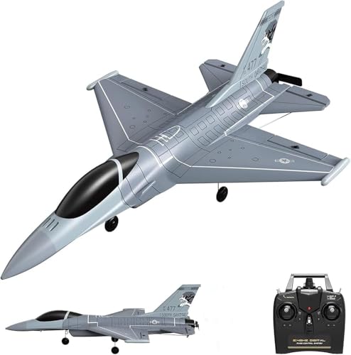 OPQRSTUVW 2,4 GHz RC, ferngesteuertes Flugzeug mit Lichtkampf, F16 Kunstflugmodell, 4-Kanal-Modell, elektrisches Spielzeug, Fernbedienung, Schaumstofffliegen, Geschenke von OPQRSTUVW