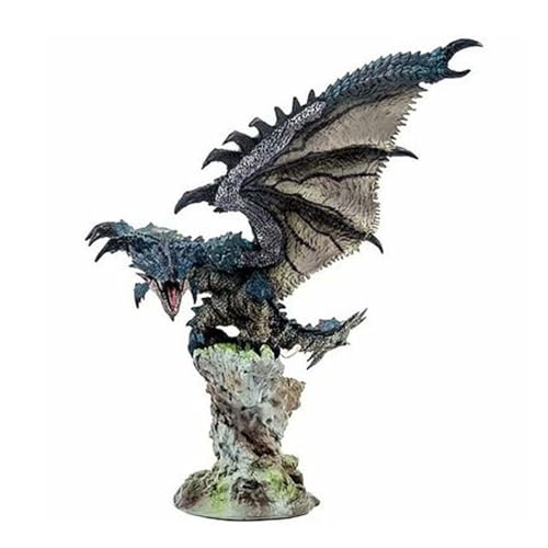 OPQRSTUVW 22 cm Monster Hunter Velkhana Actionfigur PVC Spielzeug Charakter Modell Dekoration Statue Geschenke Sammlerstücke (Farbe: Braun) von OPQRSTUVW