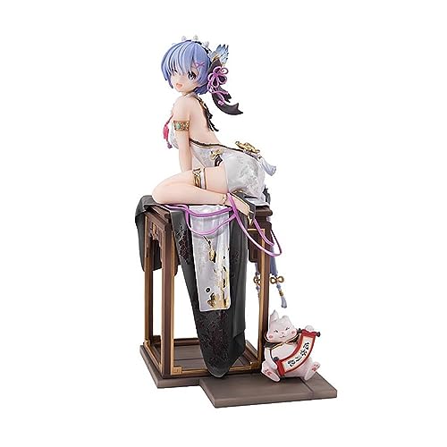 OPQRSTUVW 22 cm. Re:Zero Starting Life in Another World: Rem and Emiria Actionfigur, PVC, Umweltschutzmaterialien, Dekoration, Ornamente (Farbe: Blau) von OPQRSTUVW