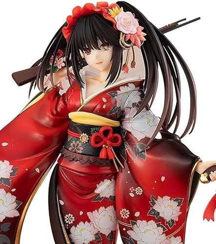 OPQRSTUVW 23,1 cm Kimono Schöne Mädchen 1/7 Figur Figur Anime Figur Anime Statue Sammlerstück Modell Bemalte Charakter Wohnkultur Modell Puppe Geschenk von OPQRSTUVW