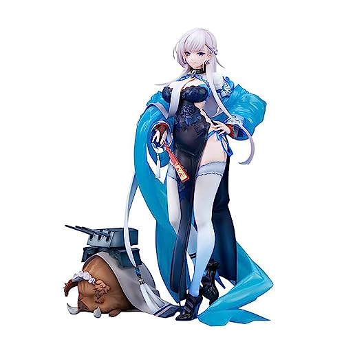 OPQRSTUVW 25 cm große Azur Lane Belfast Roses Figur PVC Statue Anime Figuren Actionfigur Modell Sammlung Puppe Dekoration Spielzeug Geschenk von OPQRSTUVW