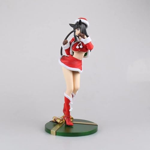 OPQRSTUVW 25cm Anime Weihnachten Katze Mädchen Noel Changeable PVC Action Figur Spielzeug Otaku Lieblingsmodell Charakter Spiel Sammlung Puppe Dekoration Geschenk 2024 von OPQRSTUVW