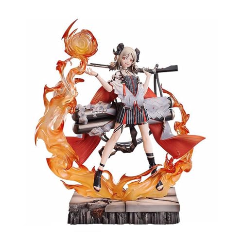 OPQRSTUVW 30 cm Arknights Ifrit Figur PVC Statue Anime Figuren Actionfigur Modell Sammlung Puppe Dekoration Spielzeug Geschenk von OPQRSTUVW