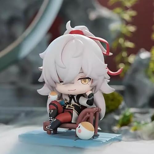 OPQRSTUVW 7-9 cm Honkai: Star Rail KAFKA JingYuan Bronya Seele Trailblazer Figur PVC-Statue Anime-Figuren Action-Modell-Sammlung Puppe Dekoration Spielzeug Geschenk (Farbe: Natur) von OPQRSTUVW