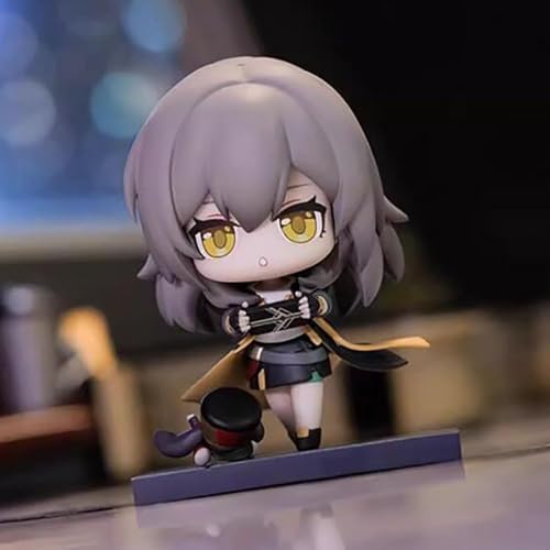 OPQRSTUVW 8 cm Honkai: Star Rail KAFKA Jing Yuan Bronya Seele Trailblazer Anime Actionfigur PVC Spielzeug Charakter Modell Dekoration Statue Geschenke Sammlerstücke (Farbe: mehrfarbig) von OPQRSTUVW