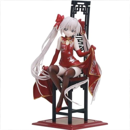 OPQRSTUVW Anime Figur, 17cm Anime Model Kit Immovable PVC Anime Figur Spielzeug Garage Kit Schwarz Rot von OPQRSTUVW