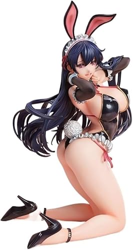 OPQRSTUVW Anime-Figuren, schwarze Strümpfe, Hasenmädchen, nsfw-Figur, niedliche Mädchen, Anime-Girl-Kollektion, Spielzeug-Cartoon-Kollektion, 33 cm (kniende Position (Software) von OPQRSTUVW