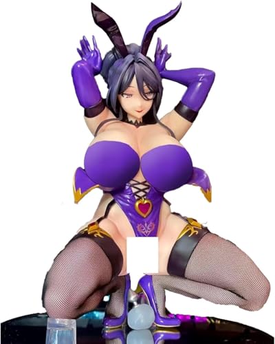 OPQRSTUVW Anime Figuren Hentai Figur Sitzende Pose Bunny Girl Figur Niedliche Mädchen Anime Girl Collection Figur Spielzeug Cartoon Collection 31 cm von OPQRSTUVW