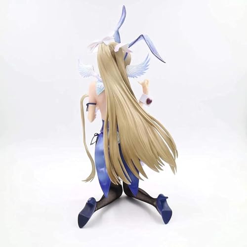 OPQRSTUVW Anime-Modell-Dekorationen, 1/4 reines weißes magisches Mädchen, Sonderausgabe, Sasaki Koto Sound Bunny Girl-Figur, Anime-Figur, PVC-Puppe, niedlicher Anime-Charakter, Spielzeug, Actionfigur, von OPQRSTUVW