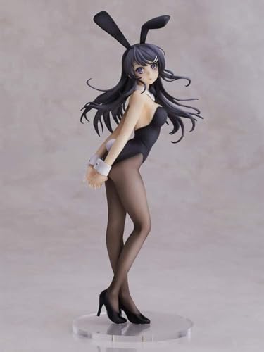 OPQRSTUVW Aniplex Rascal Does Not Dream of Bunny Senpai Jima Mai Beautiful Girls Bunny Girl Standing Girl Figura de acci?n de PVC coleccionable Estatua Ornamentos modelo de mu?eca de juguete von OPQRSTUVW