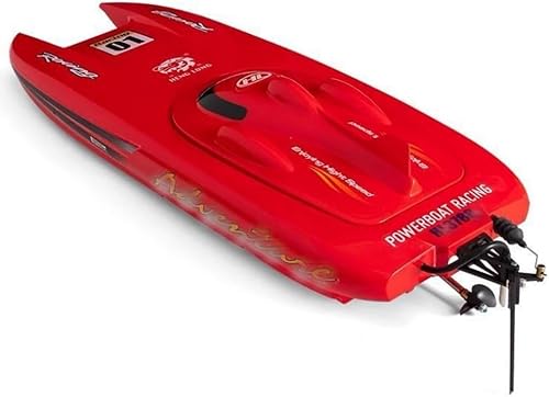 OPQRSTUVW Barco RC, Barco de Alta Velocidad, Juguetes para Deportes acuáticos para niños, Velocidad 30 KM/H, Adecuado para Regalos de niños Adultos. von OPQRSTUVW