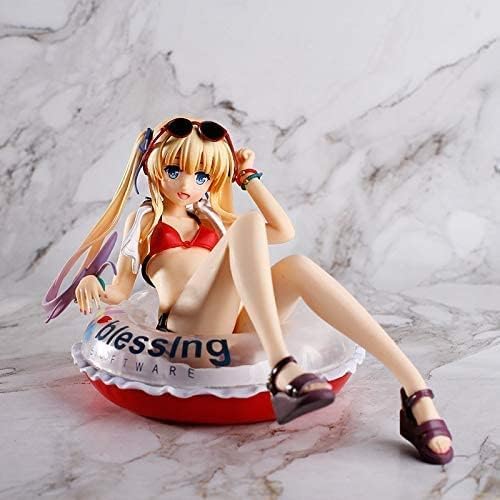 OPQRSTUVW Bewegliche 17cm Limited Edition Japan Anime Pretty Girl Anime Eriri Spencer Sawamura PVC Figur Spielzeug Geschenke Saekano Wie man eine langweilige Freundin Badeanzug Ver. Geschenk macht von OPQRSTUVW