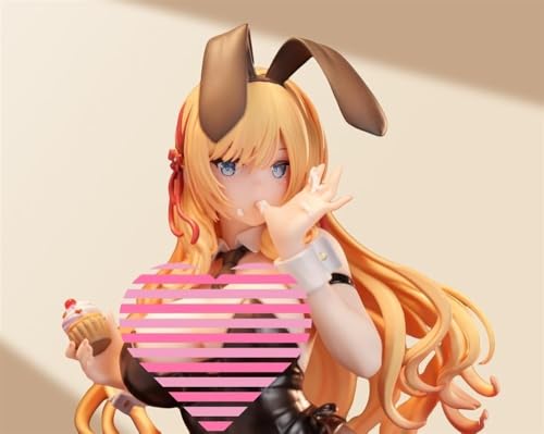 OPQRSTUVW Bunny Gir Figura Hentai Figur nsfw Anime Girl Figur Linda Muñeca Decoración Modelo Dibujos Animados Anime Girl Colección 18 cm von OPQRSTUVW