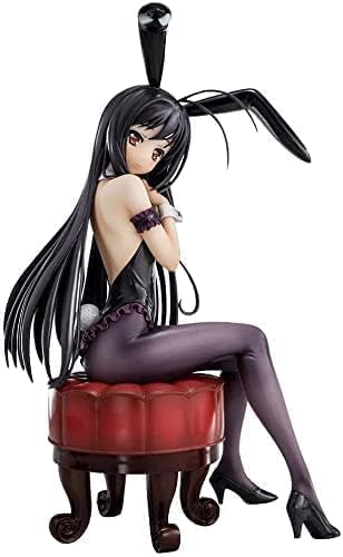 OPQRSTUVW Busty Girl Anime Figure Accel World Kuroyukihime Bunny Ver 7.9 Inch PVC Action Figure Adult Statue Collection Decoration and Gift Desktop PVC von OPQRSTUVW