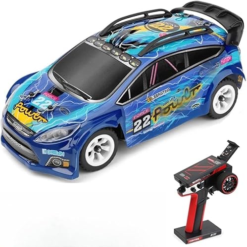 OPQRSTUVW Coche De Deriva RC, Coche De Alta Velocidad terreno con Tracción En Las Cuatro Ruedas 1/28, Velocidad 30 KM/H, Adecuado para Regalos para Niños Adultos von OPQRSTUVW