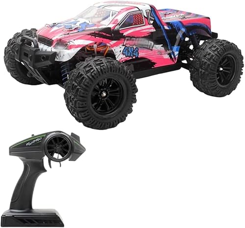 OPQRSTUVW Coche RC, Coche de Deriva de Alta Velocidad a Escala Completa 1:18, Coche de Escalada terreno con tracción en Las Cuatro Ruedas, Velocidad 35 KM/H. von OPQRSTUVW