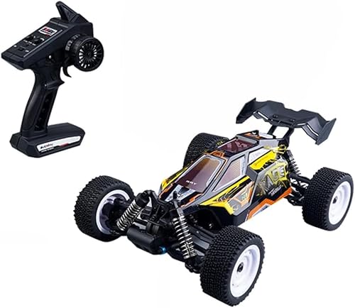 OPQRSTUVW Coche RC, vehículo terreno eléctrico con tracción en Las Cuatro Ruedas a Escala 1:16, Coche de Deriva de Alta Velocidad, Velocidad 38 KM/H, Adecuado para Regalos de niños Adultos. von OPQRSTUVW