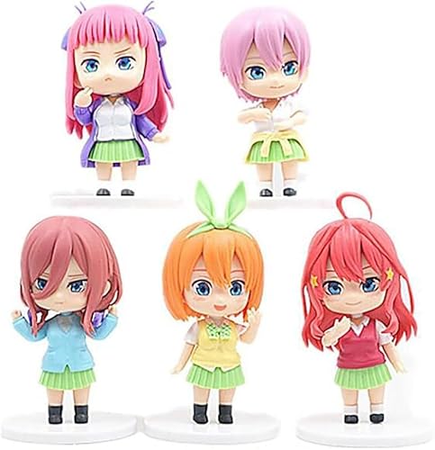 OPQRSTUVW Colecci?n de mu?ecos de Acci?n de 10 cm de The quintessential quintuplets Material ecol?gico de PVC para Juguetes Decorativos Decorativos en escritorios dom?sticos von OPQRSTUVW