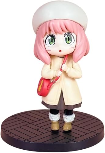 OPQRSTUVW Costume Play Anya Forger Character Action Figure PVC Statue Model Collection Ornament Decoration Anime Gift 5.5 (Detective Anya) von OPQRSTUVW