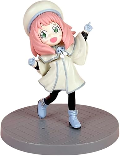 OPQRSTUVW Costume Play Anya Forger Character Action Figure PVC Statue Model Collection Ornament Decoration Anime Gift 5.5 (Detective Anya) von OPQRSTUVW