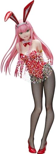 OPQRSTUVW Darling in The FRANXX Zero Two Bunny Ver. 1/4 Actionfigur/Anime-Figur/bemaltes Charaktermodell/Spielzeugmodell/PVC/Anime-Sammlerartikel, 43 cm von OPQRSTUVW