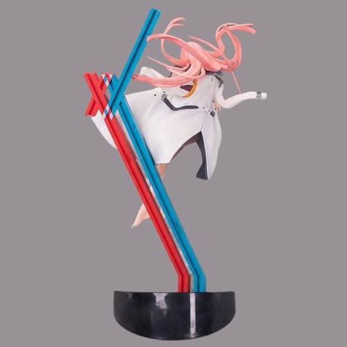 OPQRSTUVW Darling in The Zero Two 1/7 -Anime-Statue, für Erwachsene, hübsches Mädchen, Sammlerstück, bemalte Figur, 34 cm von OPQRSTUVW