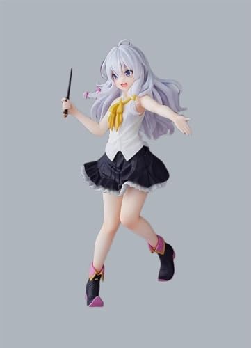 OPQRSTUVW Elaina Anime-Actionfigur für Mädchen, PVC-Statue, Spielfigur, Dekoration, Sammlerstück, 20 cm (B) von OPQRSTUVW