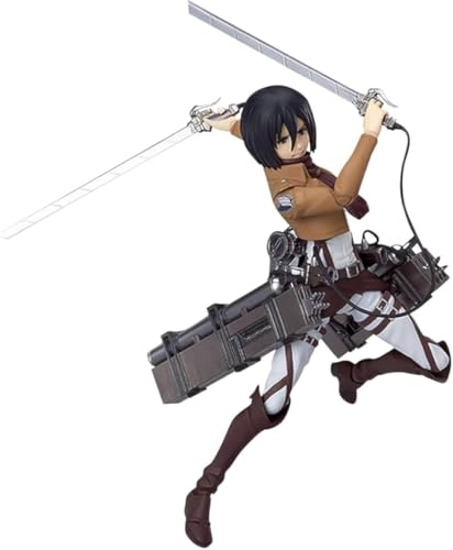 OPQRSTUVW Eren Levi Abnehmbare Anime-Figur Statuen PVC Actionfigur Modellsammlung Desktop Ornamente Spielzeug Geschenk 5.9 (Eren Jaeger) von OPQRSTUVW