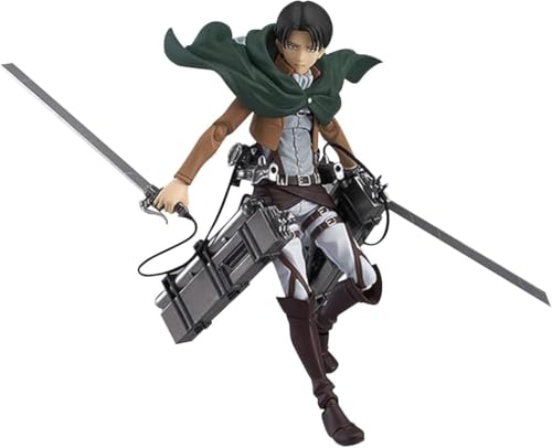 OPQRSTUVW Eren Levi Abnehmbare Anime-Figur Statuen PVC Actionfigur Modellsammlung Desktop Ornamente Spielzeug Geschenk 5.9 (Eren Jaeger) von OPQRSTUVW