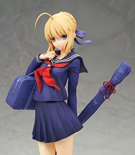 OPQRSTUVW Exquisite 18 cm Anime Beauty Girl Fate Stay Night Uniformen Stehendes Modell Figuren PVC Anime Cartoon Spiel Charakter Modell Statue Spielzeug Sammlerstücke Dekorationen Ornamente Geschenke von OPQRSTUVW