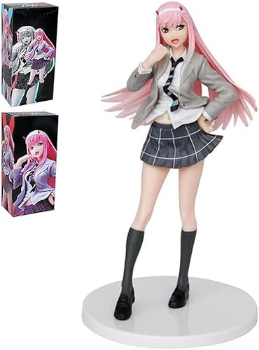 OPQRSTUVW Figura de acci?n Darling in The FRANXX Zero Two PVC Figuras De Acci?n Ni?as Modelo Juguetes Coleccionando Regalos para Ni?as von OPQRSTUVW