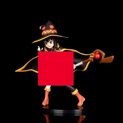 OPQRSTUVW - Figura de anime KonoSuba Megumin de 20 cm, versi?n de lujo, dise?o de KonoSuba Dioses bendici?n en este maravilloso mundo, modelo de juguete de PVC, para adultos, estatua de juguete de von OPQRSTUVW