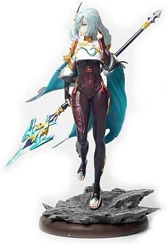 OPQRSTUVW Genshin Impact Shenhe PVC Sammelspiel Actionfigur Charakter Modell Anime Spielzeug von OPQRSTUVW