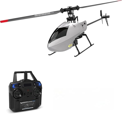 OPQRSTUVW Helicóptero RC, helicóptero de Control Remoto de 4 Canales 2,4G con giroscopio de 6 Ejes, con giros 3D, Mantenimiento de altitud, para Adultos y Principiantes. von OPQRSTUVW